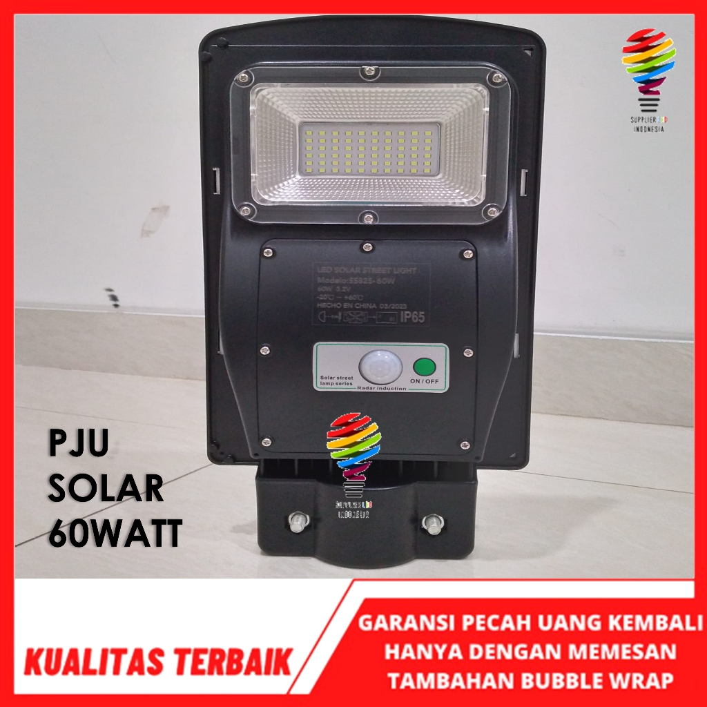 Lampu Jalan Lampu PJU Solar Cell 60Watt Lampu Jalan PJU  Tenaga Surya Matahari 60Watt