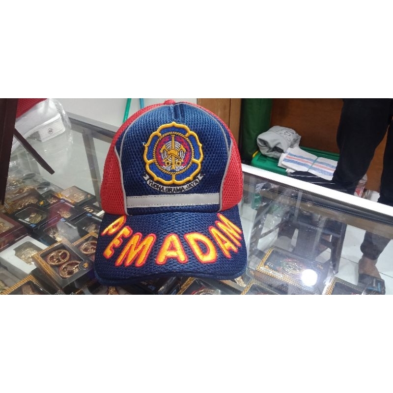 TOPI PEMADAM TERBARU LIS SKOTLET BISA NYALA