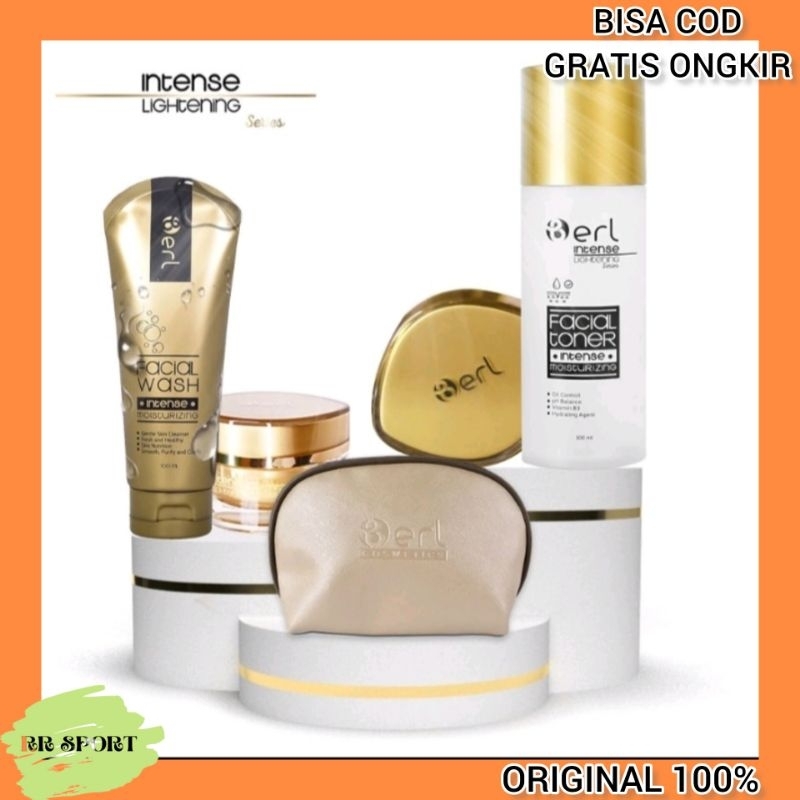 B ERL Intense Lightening Series Pouch B ERL Cosmetics / Paket B ERL Skincare Perawatan Wajah / Produ