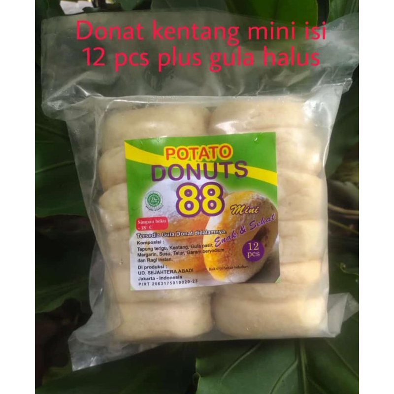 

Donut kentang mini / donut manis