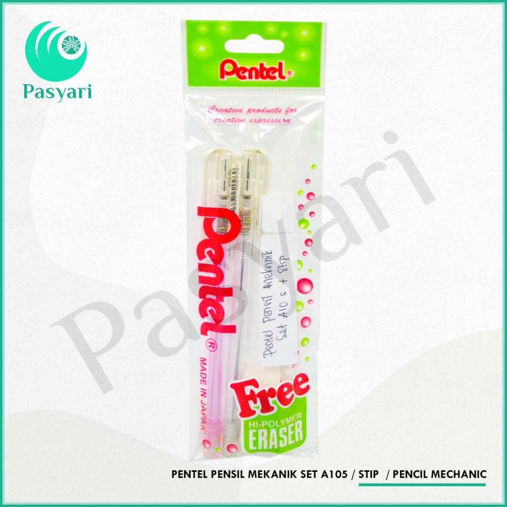 

PENTEL PENSIL MEKANIK SET A105 / STIP / PENCIL MECHANIC