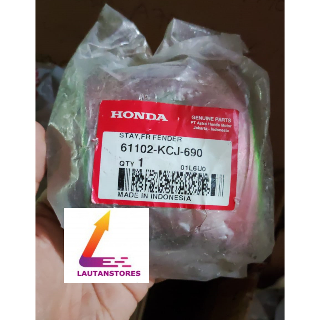 61102-KCJ-690 Bracket Spakbor Depan Stay Front Fender Tiger Lama