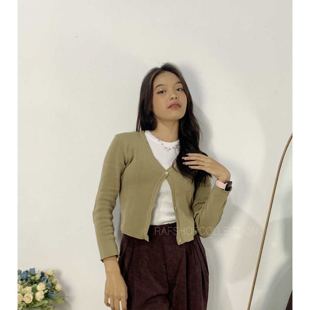 LIVY CARDY-cardycrop-kardigan korea-kardigan crop-kardigan rajut-kardigan murah