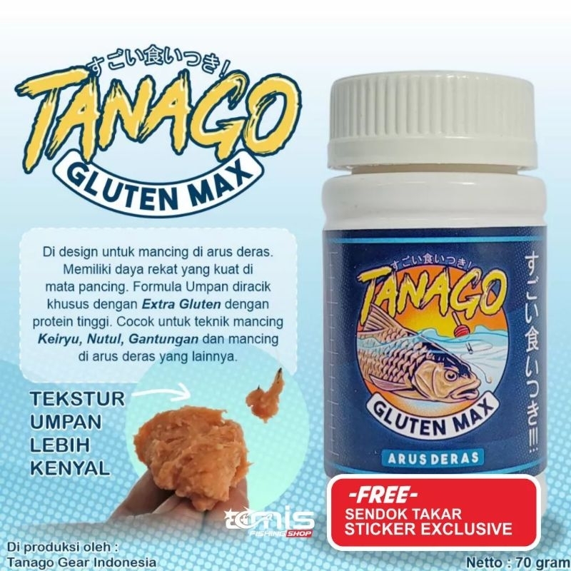 UMPAN TANAGO GLUTEN MAX ARUS DERAS MIKRO FISHING