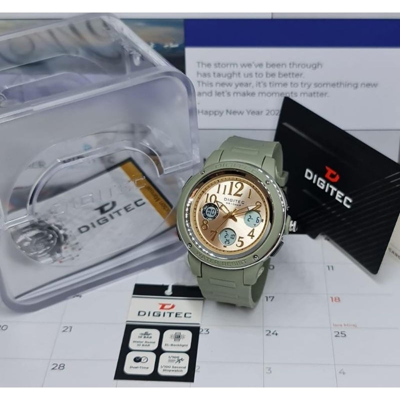 Jam Tangan Digitec Wanita 3091 original