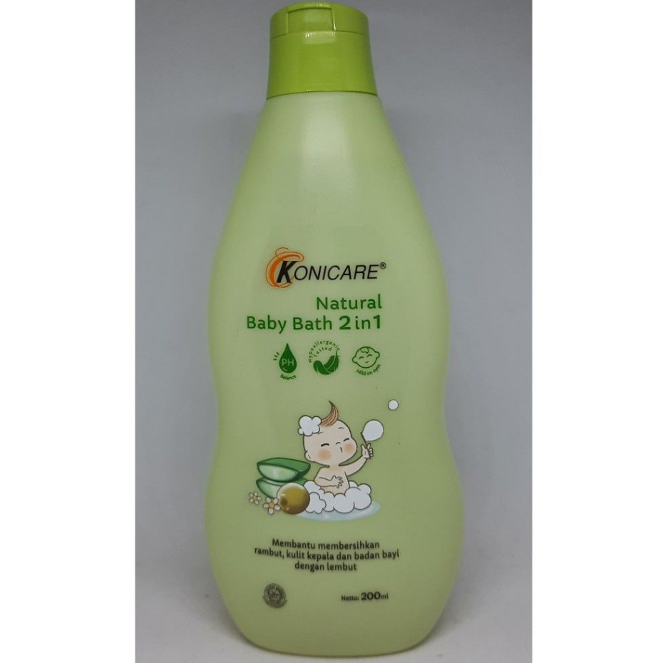 Konicare Natural Baby Bath 2 in 1 200ML free Konicare Hair Lotion 100ML