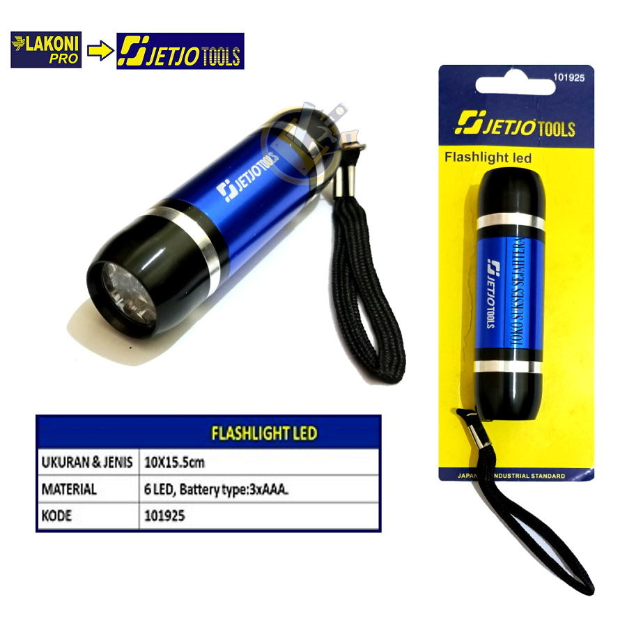JETJO TOOLS Senter Mini Kecil Flash Light Flaslight LED Flashlight Lampu Senter Mini Murah Original