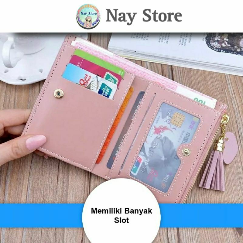 DOMPET WANITA KOREAN FASHION | DOMPET LIPAT WANITA