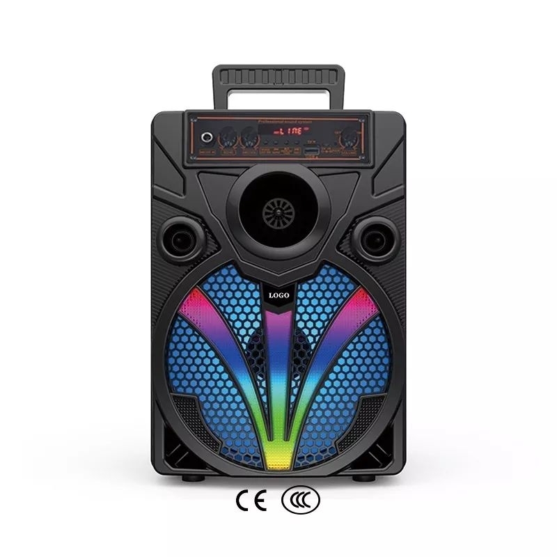 Speaker Bluetooth Portable Karaoke Kimiso 8,8 Inci QS-7806 + Mic + Remote Power SUPER BASS