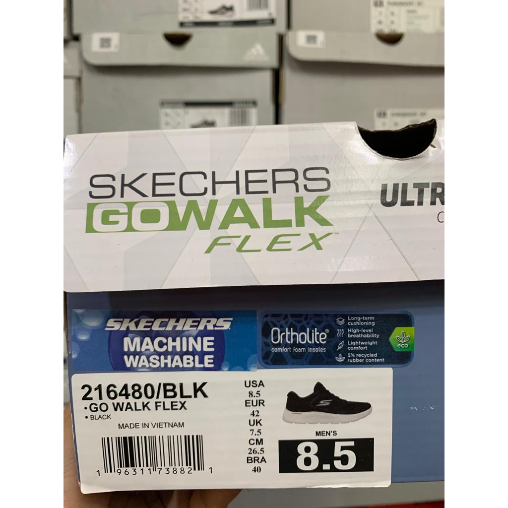 Skechers Go Walk Flex Black 216480/BLK Men's Shoes Original