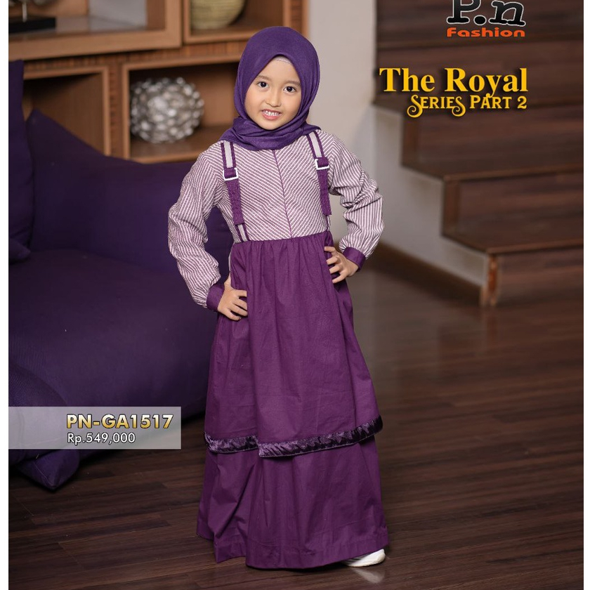 PN FASHION GAMIS ANAK 1517 / ROYAL SERIES / GAMIS ANAK KEKINIAN