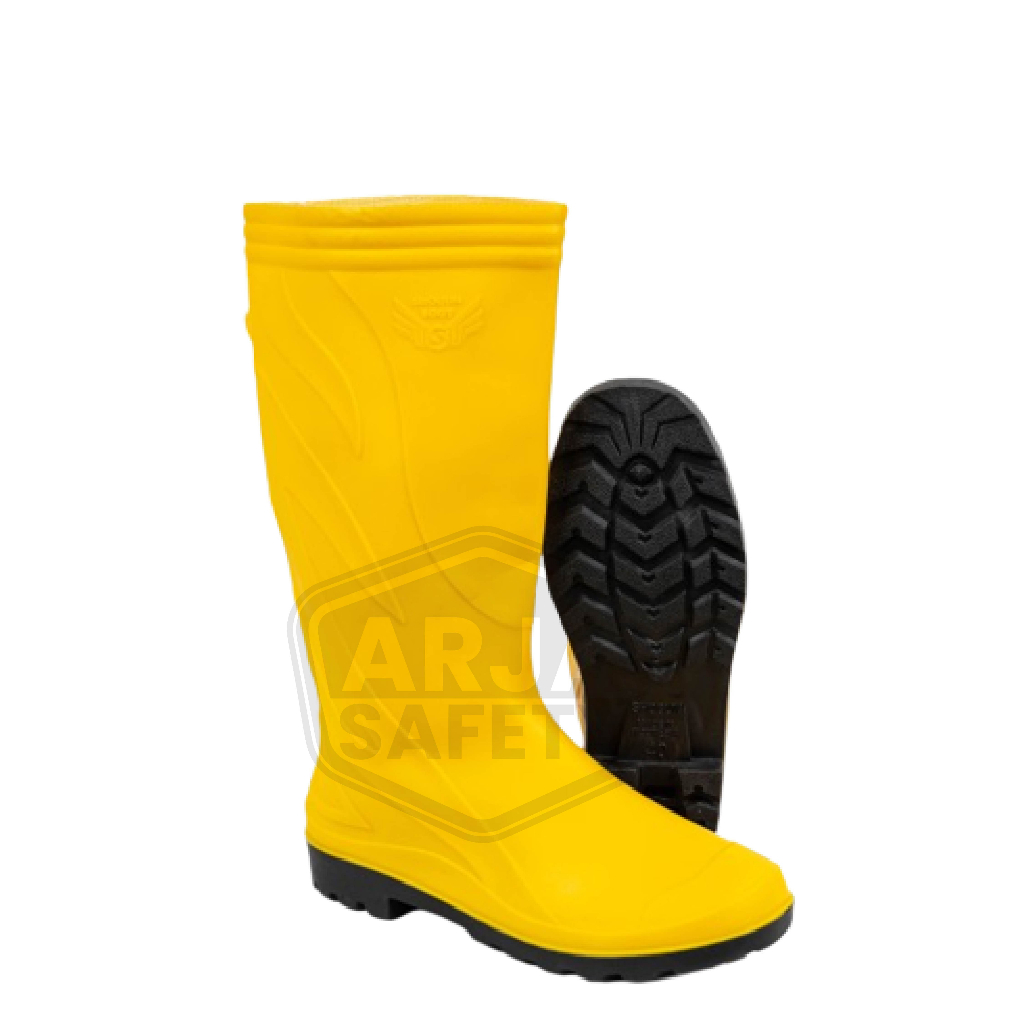 [ ARJA SAFETY ] Sepatu Boot Tinggi Shogun Taro Kuning - Sepatu Boots Safety | Sepatu Proyek Safety | Sepatu Pabrik | Sepatu APD | Sepatu Kebersihan | Sepatu Kerja