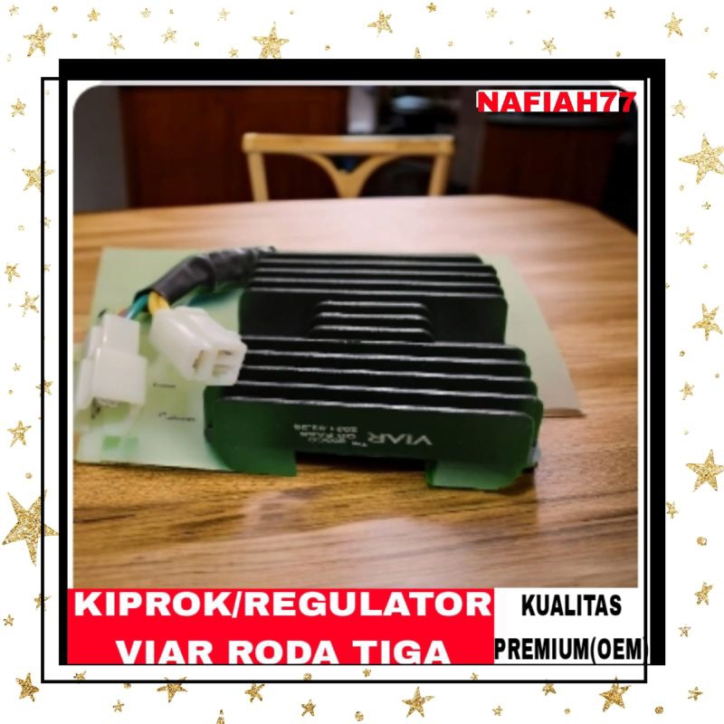 (KUALITAS PREMIUM OEM)KIPROK VIAR RODA TIGA REGULATOR VIAR RODA TIGA SPARE PARTS VIAR MOTOR RODA TIGA