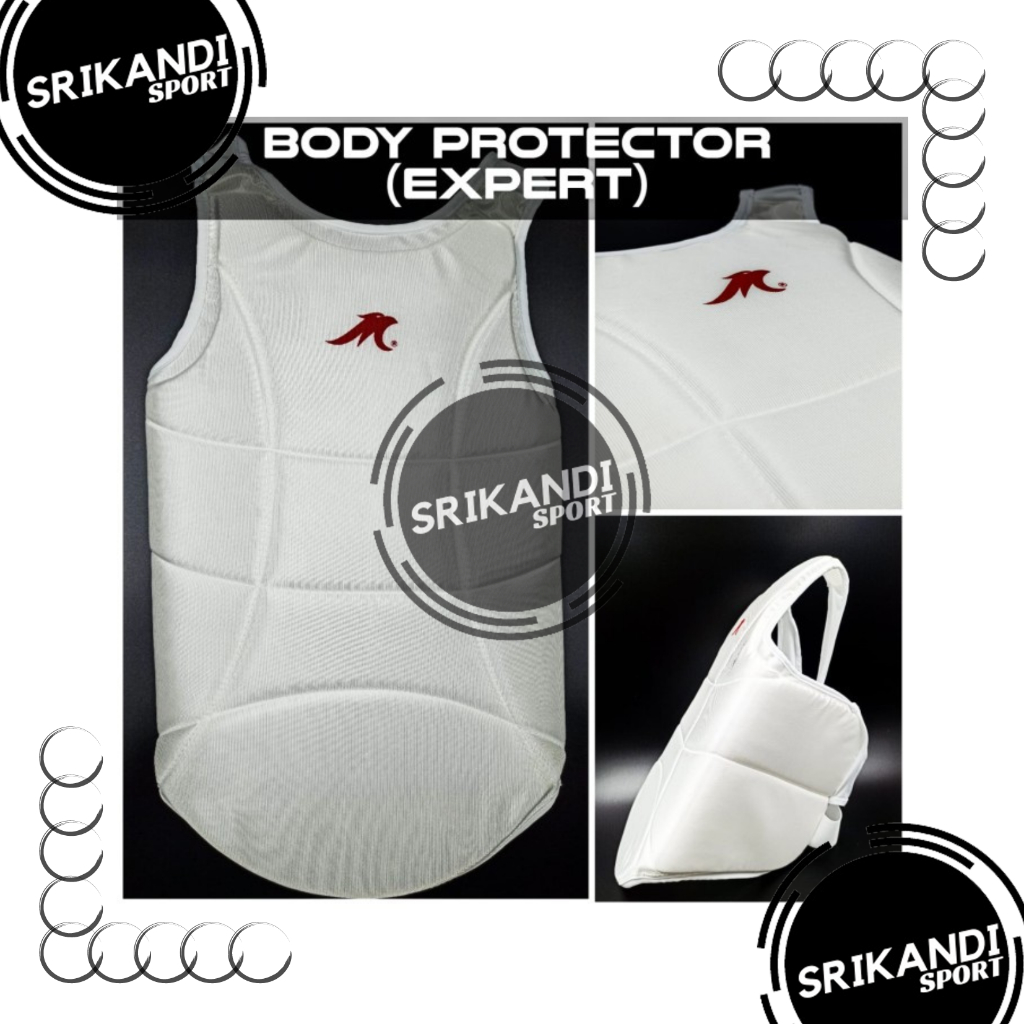 Body Karate MUVON EXPERT Kumite Original Protector Peralatan MVN Pelindung Badan