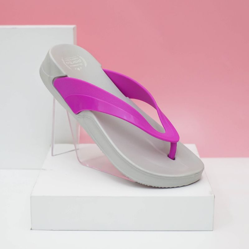3029L - Porto Sandal Jepit Wanita Sandal Santai Rumah Bahan Karet Kuat