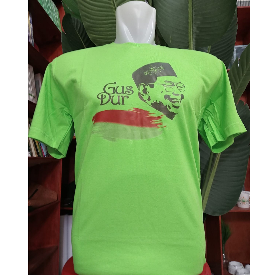 kaos Gus Dur NU Hijau