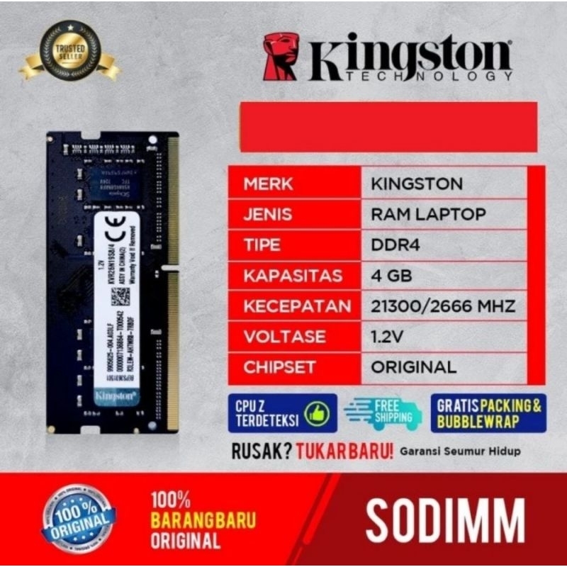 MEMORY SODDIMM RAM LAPTOP DDR4 4GB 8GB 16GB