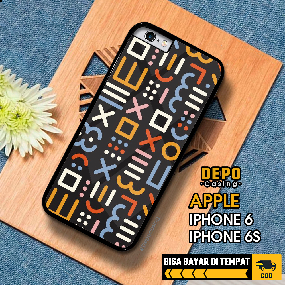 Case Iphone 6 6S Casing Iphone 6 6S  Depo Casing [DDLE] Case Glossy Case Aesthetic Custom Case Anime