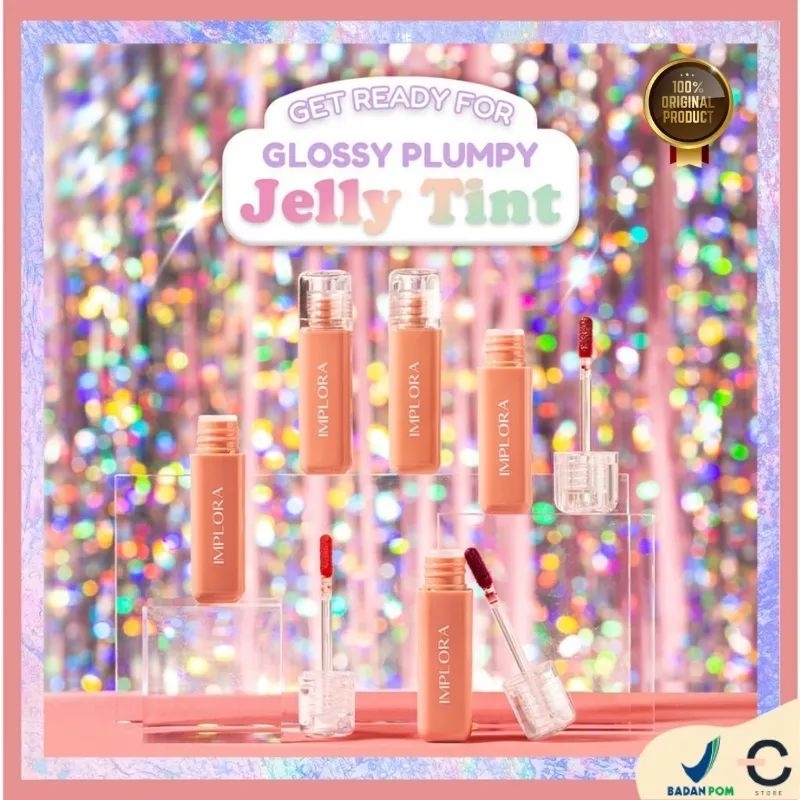 IMPLORA JELLY TINT / LIP TINT GLOSSY PLUMPY