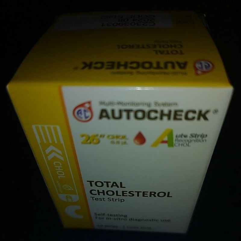 Strip Cholesterol Autocheck/Test Strip Cholesterol Autocheck/Refill Strip Cholesterol Autocheck