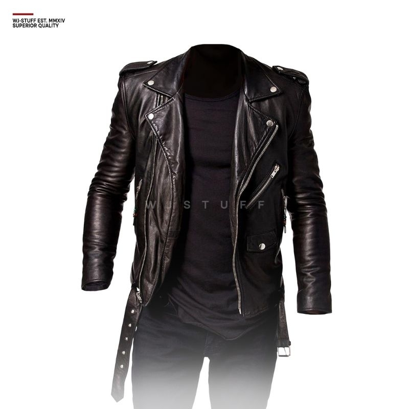 PREMIUM Jaket Kulit Pria Elegant Brownie ARL 033 Silverstone RFLA Ariel Noah Sintetis 90