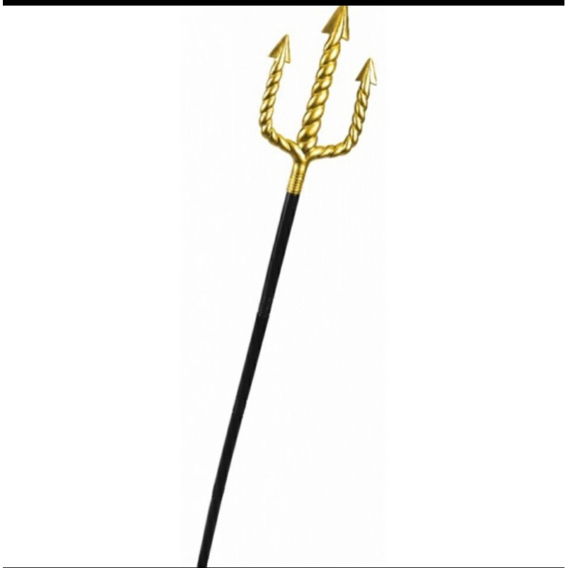 [ Jojokids ] neptune pitchfork poisedon trifent shiva gold trisula | tombak mainan trisula berulir