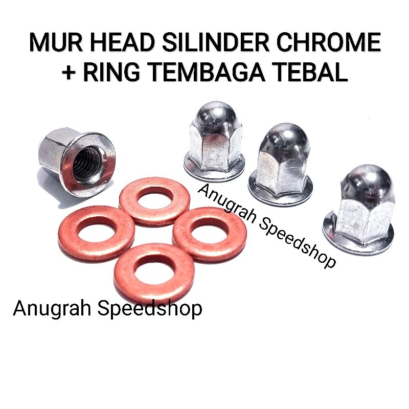 [PROMO] MUR HEAD MIO JUPITER XEON FINO NMAX LEXI AEROX MUR CHROME TOPI BLOK CYLINDER HEAD GL TIGER S