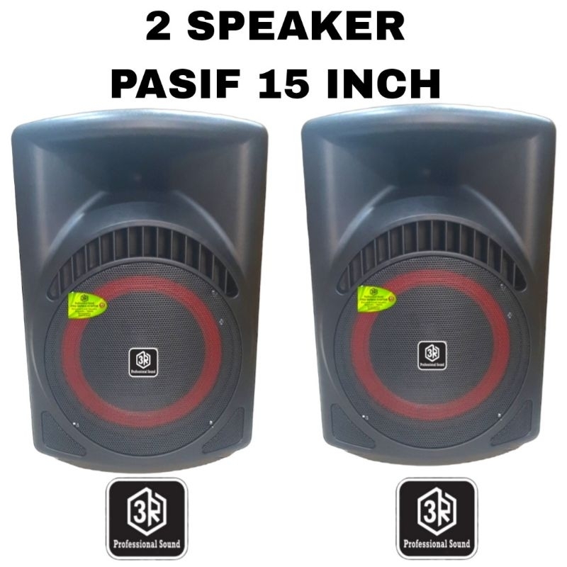 Paket Sound Power Mixer 4 Channel 3R 15 Inch, Aerobik, Senam, Upacara. Indoor Outdoor
