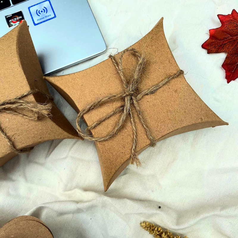 

( ISI 10 ) PILLOW BOX / PILLOWBOX / PILLOWBOX BUNGKUS KADO BOX SOUVENIR GIFT BOX