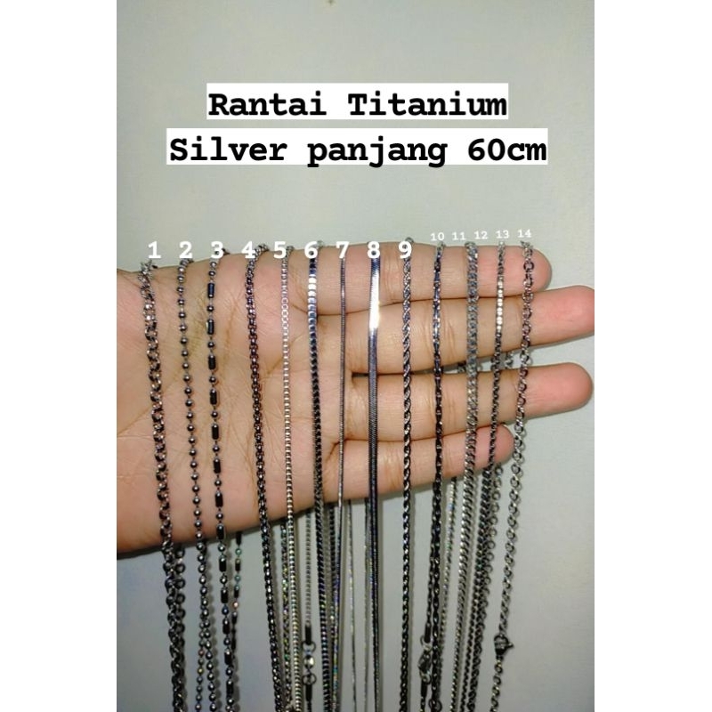 Rantai kalung MCI titanium/rantai kalung pendant/pendantMCI