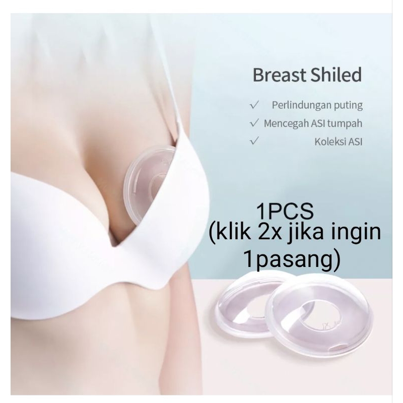 1 Pcs Wadah penampung asi silikon / Breastpad Saver Shield