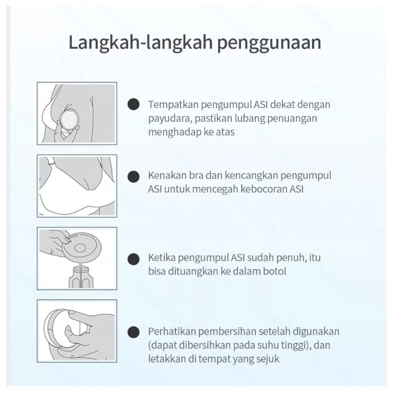 1 Pcs Wadah penampung asi silikon / Breastpad Saver Shield