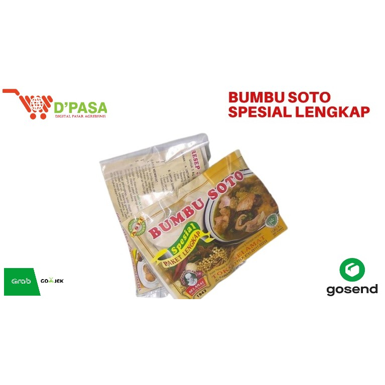 

KIRIM INSTAN Bumbu Soto Padang Paket Lengkap 100gr Bumbu Dapur Minang Instan Masak