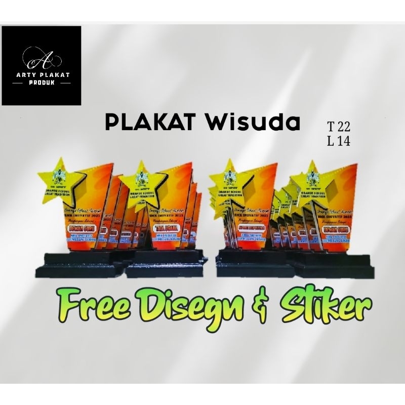 TROPHY WISUDA MURAH