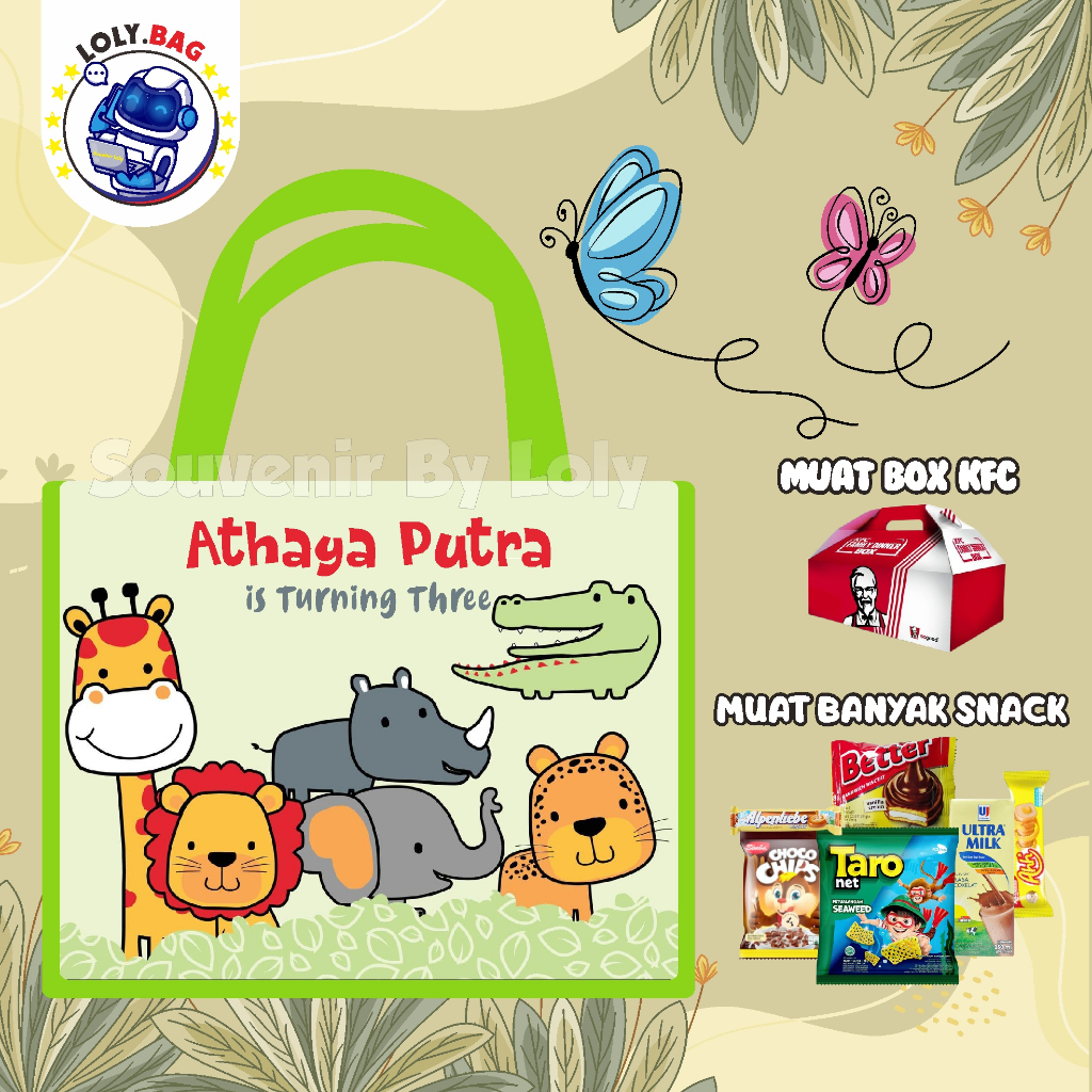 

TAS ULANG TAHUN TERLARIS / ULANG TAHUN ANAK / TAS ANIMAL ZOO
