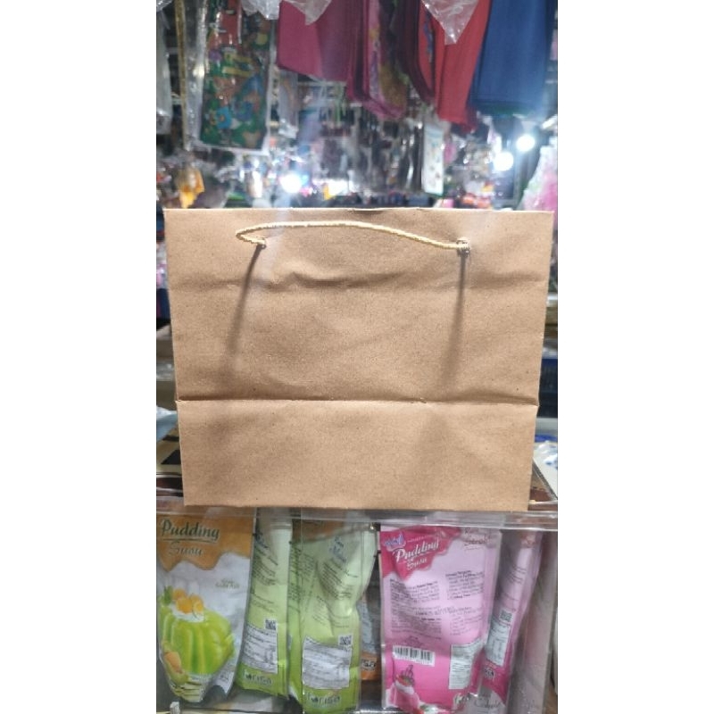 

paper bag / tas kertas brownies M