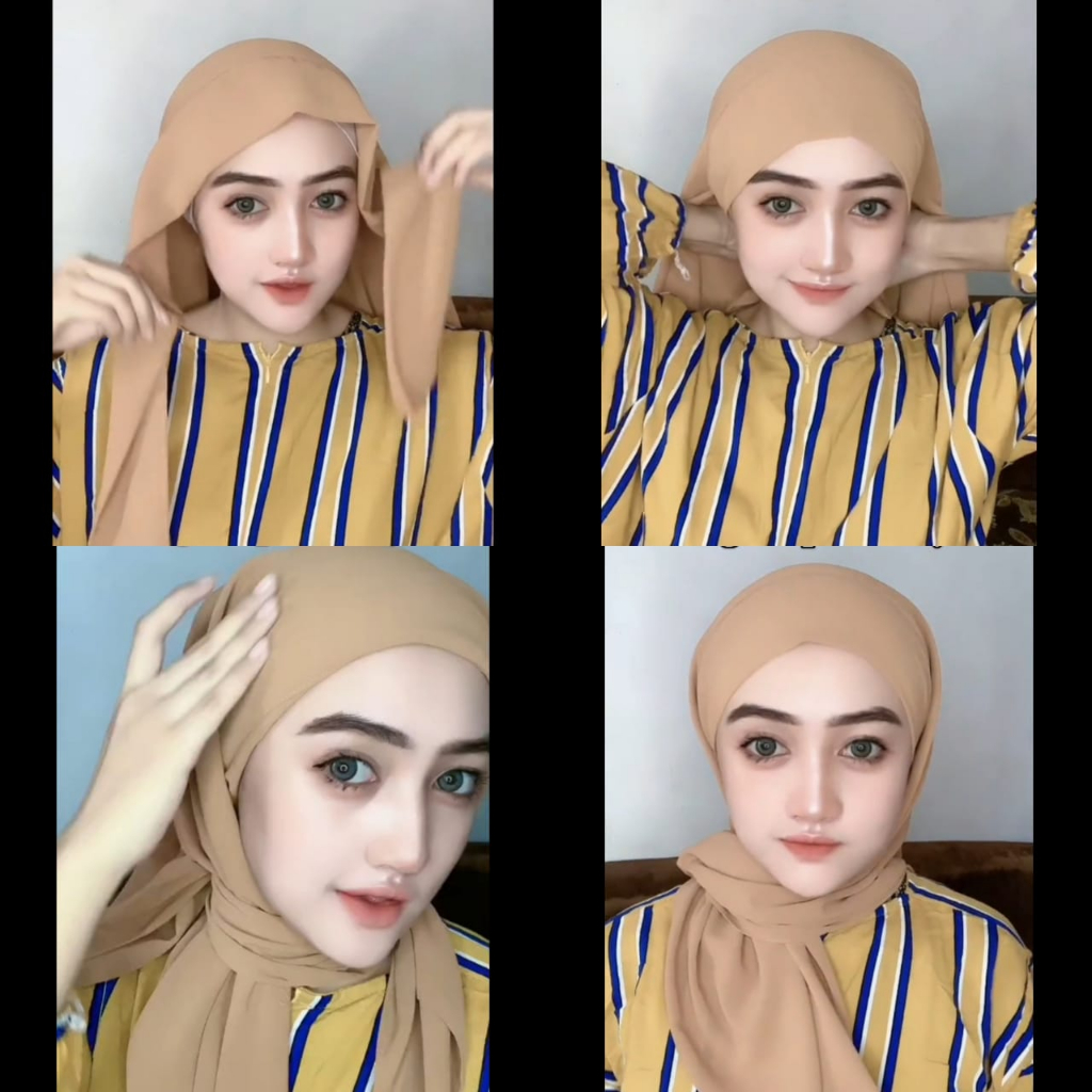 Hijab Segiempat Instant Inner | HIJAB SEGI EMPAT INSTAN 2IN1 | HIJAB SEGIEMPAT BANDO 2IN1