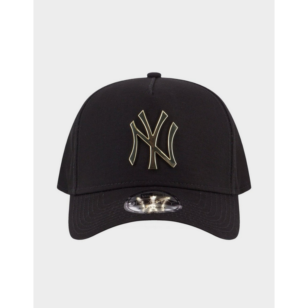 TOPI New Era 9Forty New York Yankees MLB METAL GOLD Cap Original 100%