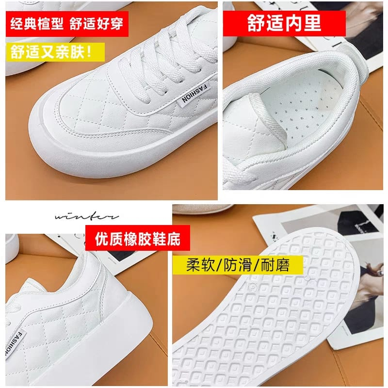 GROSIRTAS &quot;FREE BOX&quot; LV0265 Sepatu Sneakers SUHO Sepatu  Wanita Import Korean Fashion Sepatu Wanita Import Korea Sepatu Wanita Hitam Sneakers Wanita Import