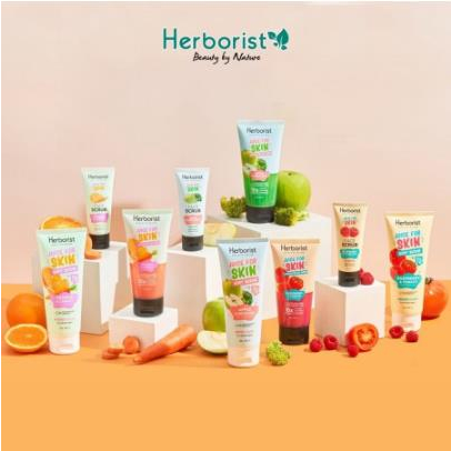 ^ KYRA ^ Herborist Body Serum Face Scrub Exfoliating Gel Juice For Skin Losion Tubuh Lotion With 5x Vitamin E