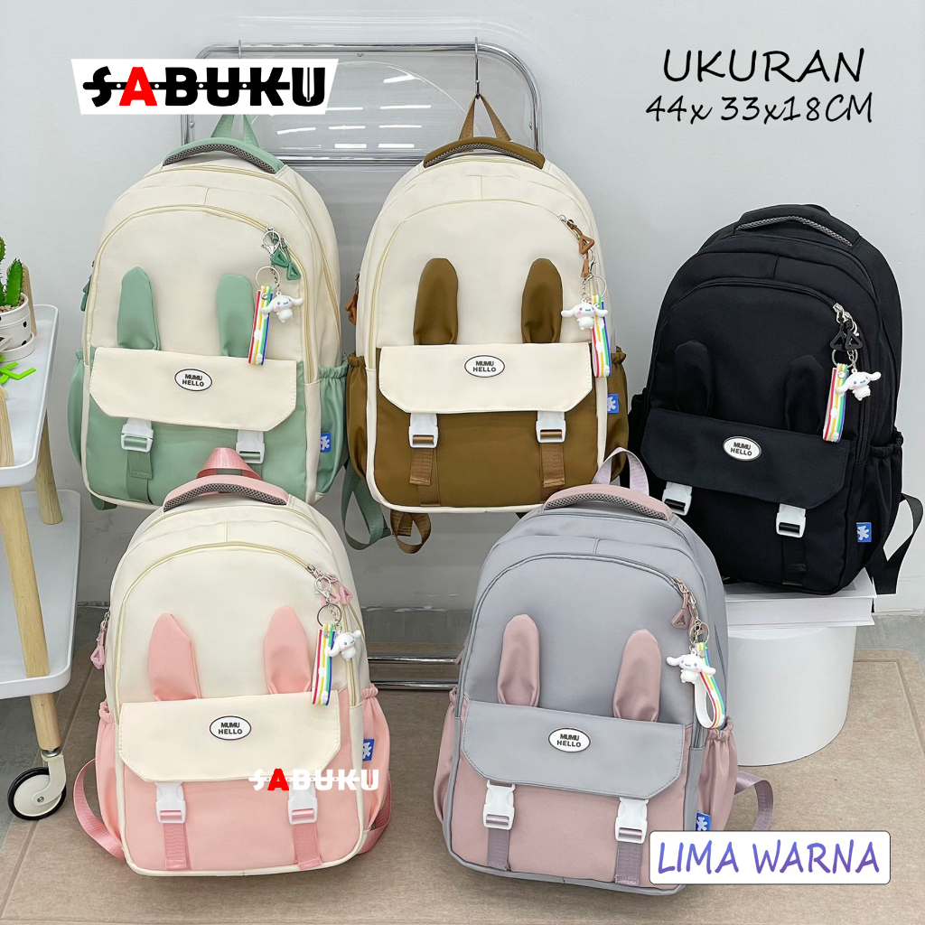 [S&amp;K]Tas Ransel Anak Sekolah/Remaja Tas Punggung Fashion Wanita Backpack Laptop - SK309