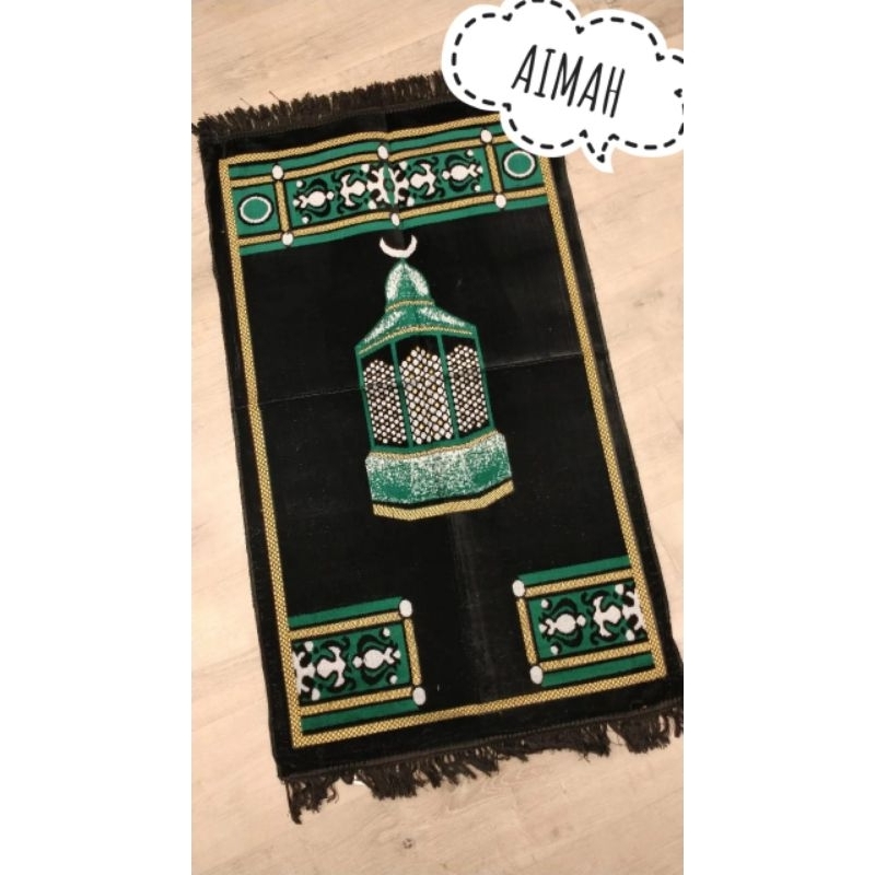 BISA CODSajadah Karpet  made in Turkey/TURKIYE Besar Timbul Tebal Super spigel motif Ka'bah