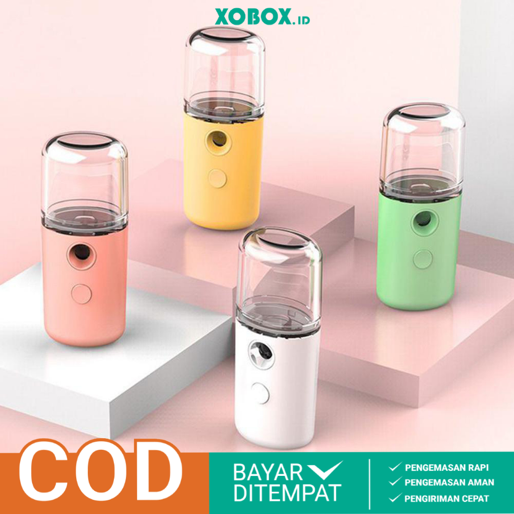 Nano Spray Portable Mini USB Pelembab Kulit Mist Sprayer Perawatan Wajah NS - XOBOX