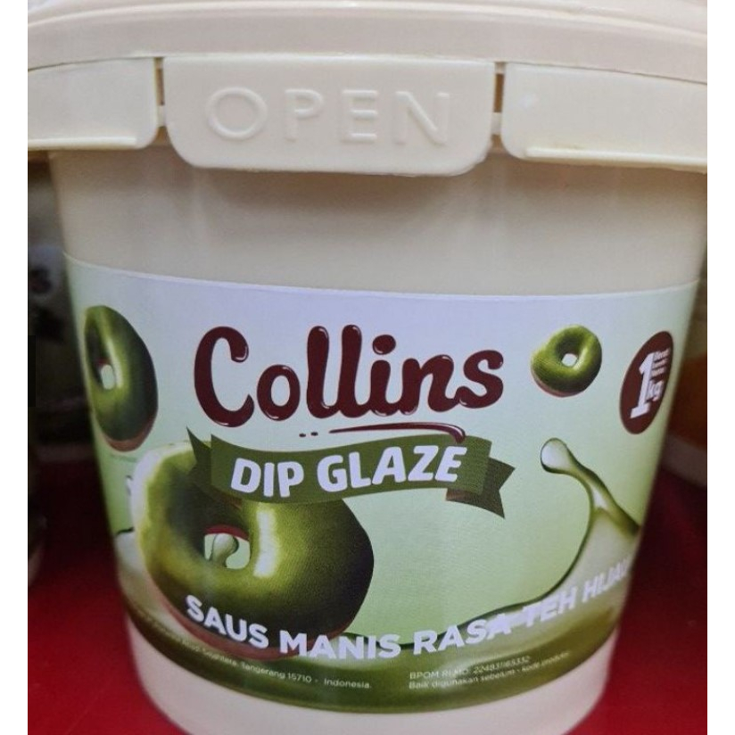 

Collins Dip Glaze Rasa Green Tea/Teh Hijau 1kg