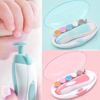 Gunting Kuku Bayi Elektrik 6 in 1 Set Nail Trimmer Alat Pemotong Kuku Bayi Murah