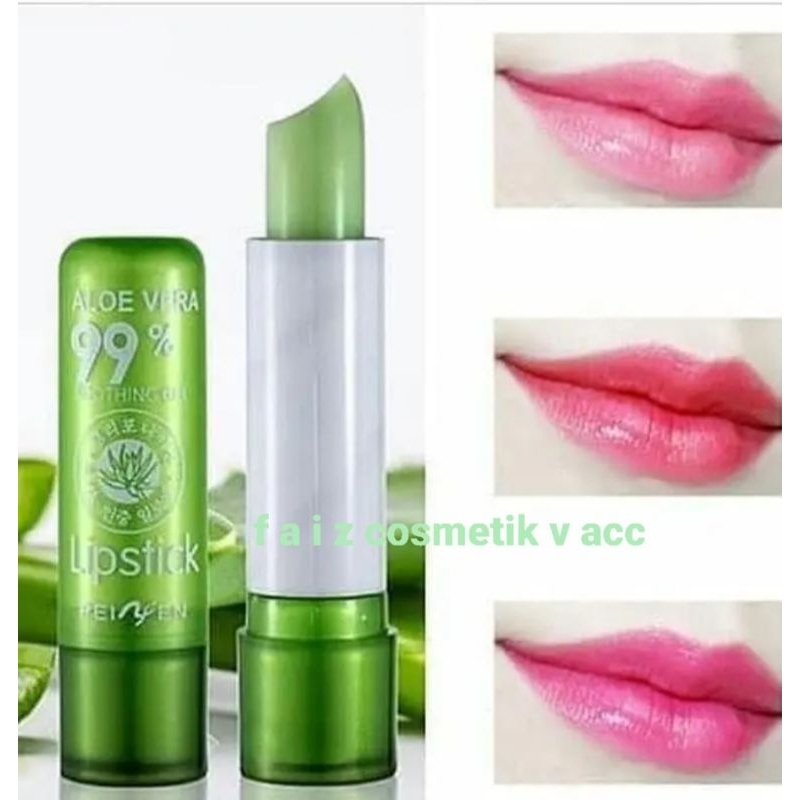 LIP BALM/ LIPSTIK/LIPSTICK ALOE VERA 99% SOOTHING GEL (HARGA PROMO)