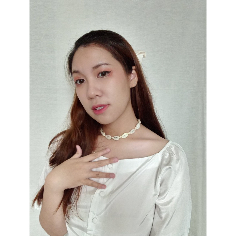 Kalung Tali Kerang Bali Bohemian Seashell Natural Shell Necklace Choker