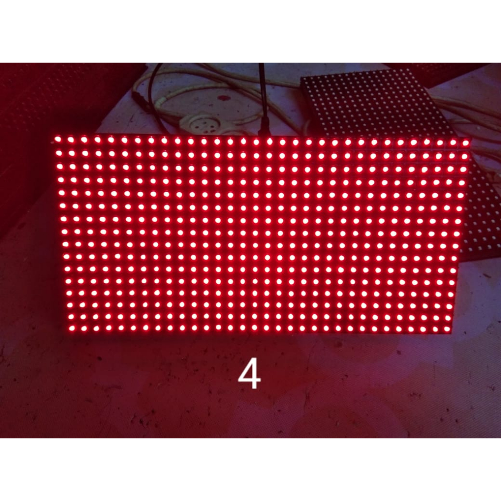 panel p10 led merah outdor second