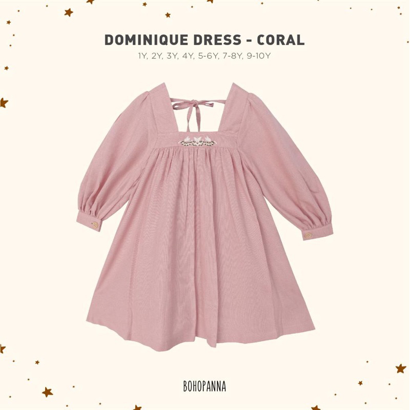 Bohopanna Dominique Dress Anak Perempuan 1-10 Tahun