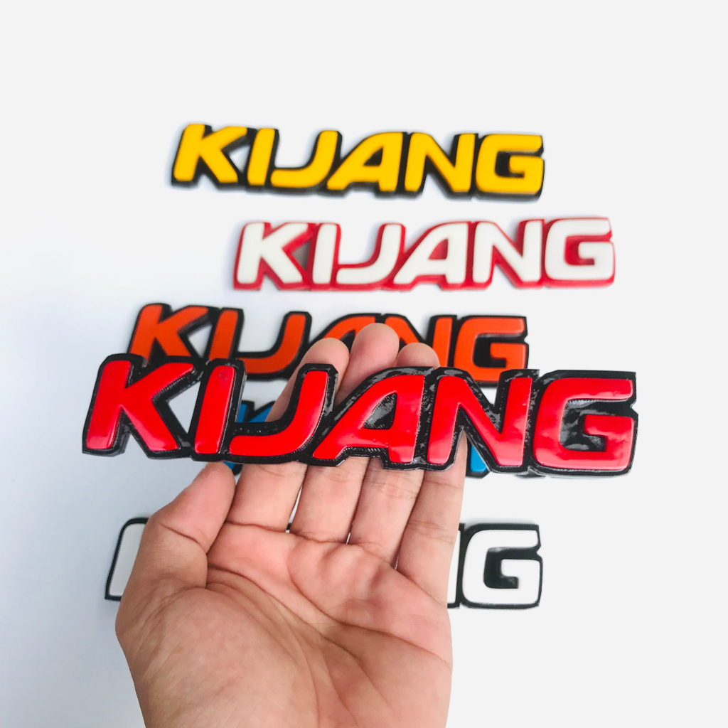 EMBLEM MOBIL 3D TIMBUL KIJANG / EMBLEM MOBIL KIJANG